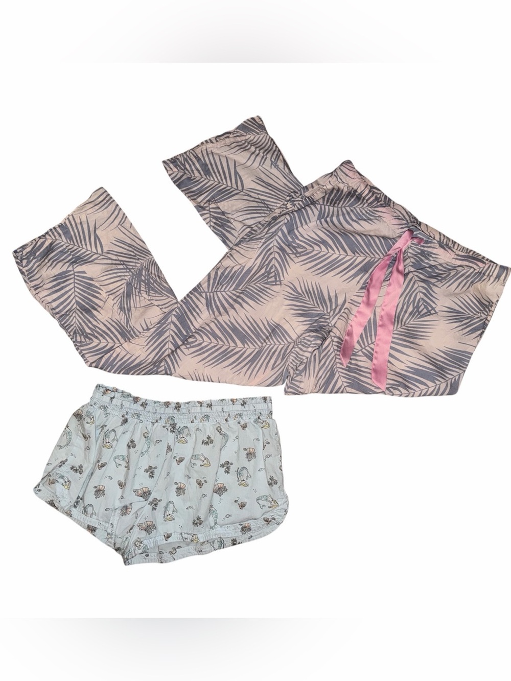 Victoria’s Secret Sleepwear 2 Piece Bundle Women’s Large Loungewear Pants Shorts